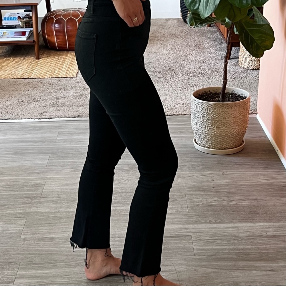 MOTHER JEANS HUSTLER ANKLE FRAY